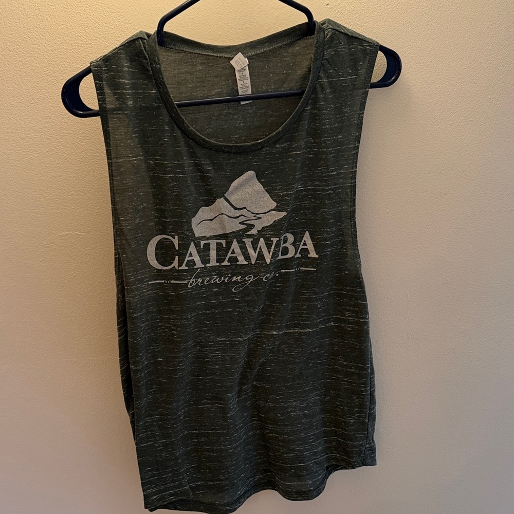 Aknvas Dark Green Muscle Tee